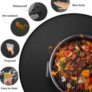 48" Fire Pit Mat for Solo Stove Bonfire: Round Fireproof Under Grill Mat Heat Insulated Indoor Fireplace Pad Protector for Decks, Patios, Grass, BBQ Smoker, Portable Reusable Oil-Proof and Waterproof by GreenHaven Gardens