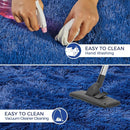 Ultra Soft Rug for Living Room, 9X12 Fluffy Shag Area Rug for Bedroom, Modern Shaggy Carpets Fuzzy Rug for Teens Dorm Nursery Home Decor Aesthetic, Upgrade Anti-Skid Durable, Blue by TinyTreasures Baby Boutique