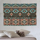 HZOHNAGO Aztec Tapestry Turquoise Blue and Brown and Native American Tribal Pattern Printed Wall Tapestry Wall Hanging for Bedroom Living Room Dorm 90" W x 60" H by CozyNest Decor