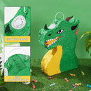 WERNNSAI Dragon Piñata - Dinosaur Party Supplies Dino Piñata Bundle with Blindfold and Stick for Boys Kids Dragon Theme Birthday Party Game Decorations (15.5" x 10" x 3") by TinyTreasures Baby Boutique