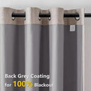 Linen Curtains 90 Inch Length 2 Panels Set, 100% Blackout Curtains Textured Thermal Insulated, Grommet Light Blocking Drapes for Living Room Bedroom Luxury Decor(52W × 90L inch, Linen) by CozyNest Decor