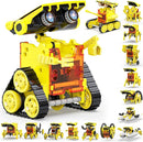 30-in-1 STEM Solar Robot Kit Toys, 243 Pieces Educational Building Science Experiment Kit for Kids Aged 8-12, Birthday Gifts Kids Aged 8 9 10 11 12 13 Years Old(Yellow) by TinyTreasures Baby Boutique