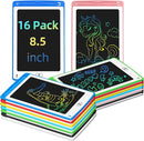 LCD Writing Tablet for Kids, 8.5 Inch Colorful Doodle Board Drawing Tablet, Educational Learning Toys Birthday Gifts for Kids Age 3 4 5 6 7 8 (16 Pack) by TinyTreasures Baby Boutique