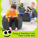 Hobestluk Bean Bag Chairs 2.5FT Bean Bag Chair with Memory Foam Filled & Machine Washable Cover,Beanbag Chair, Small Bean Bag Chairs for Playroom, Living Room, Bedroom by CozyNest Decor