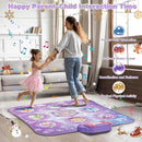 Dance Mat for 3-12 Year Old Girls, Frozen Dance Pad with Wireless Bluetooth, Purple Electronic Music Princess Toys Birthday for Kids and Toddlers Ages 3 4 5 6 7 8 9 10 + by TinyTreasures Baby Boutique