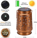 Solar Lanterns Outdoor Waterproof Bee Garden Decor Gifts for Women Mom Grandma Hanging Solar Lights Metal Solar Decoration Outside for Yard, Patio, Backyard, Porch by GreenHaven Gardens