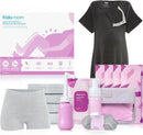 Frida Mom 15pc Labor & Postpartum Kit Gift Set for Baby Showers & Mom to Be, Includes Peri Bottle, Nursing Gown, Disposable Underwear, Ice Maxi Pads, Pad Liners, Perineal Foam, Socks & Toiletry Bag by TinyTreasures Baby Boutique