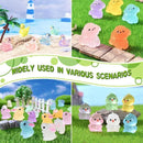 400pcs Luminous Mini Resin Animal in The Dark Tiny Miniature Figures Ornament Duck Frog Mushroom Owl Dog Rabbit Crab Dolphin Shell Fairy Garden Accessories Aquarium Landscape Bonsai Decor by GreenHaven Gardens