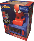 LEXiBOOK - Marvel Spider-Man Digital Alarm Clock with Night Light Snooze and Marvel Spider Man Superheroes Sound Effects - Boys Clock - Luminous Spiderman, Blue - RL800SP by TinyTreasures Baby Boutique