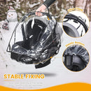 Car Seat Rain Cover Universal, Food Grade EVA, Waterproof Weather Shield for Infant Car Seat with Storage Bag, Baby Car Seat Stroller Rain Cover Features Side Ventilation, Quick-Access Roll-Up Door by TinyTreasures Baby Boutique