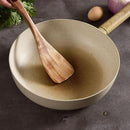 Wooden Kitchen Utensils Set, Teak Wood Cooking Spoons for Non-Stick Pans, 8 Pieces by CozyNest Decor