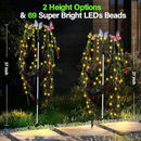 Outdoor Solar Lights for Yard Decorative, 69LED Tree Swaying Solar Garden Lights Outside Waterproof, Flower Solar Power Fairy Light Butterfly Decor for Patio Lawn Landscape Decorations by GreenHaven Gardens