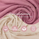 Baby Wrap Carrier, Lightweight Baby Wearing Wraps for Newborn and Infant, Soft Swaddle Holder Carrier, Cozy Baby Sling 7-35 lbs Cream+Pink by TinyTreasures Baby Boutique