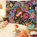 Lunerfex Mushroom Tapestry Pink Flowers Tapestry for Bedroom Aesthetic Tapestries Cute Floral Tapestries Wall Hanging for Bedroom and Living Room Decor Pink Flowers 60×80 Inches by CozyNest Decor