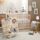 Lambs & Ivy Jungle Story 3-Piece Infant Safari Tan Baby Crib Bedding Set by TinyTreasures Baby Boutique