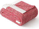 MIULEE Red Super Soft Throw Blanket for Couch, Cozy Fluffy Warm Blankets Knit Throw Blankets for Sofa, Bed, Chair, Living Room, Camping, Picnic, 50 x 60 inch by CozyNest Decor