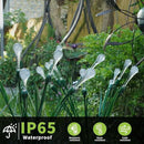 Solar Lights Outdoor Waterproof Upgraded Outdoor Solar Lights for Yard Patio Garden Decor, Solar Lights for Outside Gardening Supplies, Water Droplets Garden Lights Solar Powered Outdoor (2 Pack) by GreenHaven Gardens