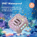 INSMY IP67 Waterproof Bluetooth Speaker, Shower Speaker Portable Small Clip-on, Multi Sync 100+ Speakers, Big Volume Booming Bass, 24H Playtime/Floatable/RGB Lights for Outdoor/Kayak/Beach(Pink) by TinyTreasures Baby Boutique