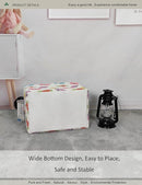 Rectangular Folding Laundry Basket,waterproof Canvas Basket,gift basket,Suitable for children's room,Office,Clothes,Toys Storage(Butterfly) by TinyTreasures Baby Boutique
