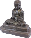 Emsco Group 92220 Lightweight Meditating Buddha Garden Statue, 24", Bronze by GreenHaven Gardens