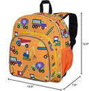 Wildkin 12-inch Kids Backpack – Padded, Adjustable, Ideal for Daycare & Travel - Under Construction by TinyTreasures Baby Boutique