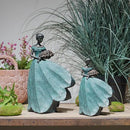 Guichifun Fairy Statue Collection Home Decoration - Leaf Angel Girls Resin Modern Table Decor for Living Room Office Sculpture Decor for Women Indoor Rustic Figurines Gift 5 x 3 x 7.5 Inch by CozyNest Decor