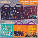 Halloween Reusable Sticker Books for Toddlers 3+, Halloween Stickers for Kids, Sticker Book for Toddlers 3+ Years, Halloweens Gifts for Kids Girls Boys by TinyTreasures Baby Boutique