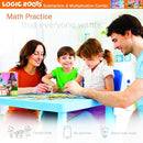 Addition and Subtraction Games - Pack of 2, Cloud Hoppers &Say Cheese Cafe, Math Board Games and STEM Toys for 5-9 Year Olds, Gift for Kids (Girls & Boys), Homeschoolers, Grade 1 & Up by TinyTreasures Baby Boutique