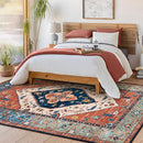 Lahome Oriental Washable Rug 6x9, Non-Slip Ultra-Thin Living Room Area Rug, Stain Resistant Vintage Carpet for Bedroom Dining Room Office by TinyTreasures Baby Boutique