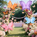 Havawish 4 Pcs Gaint Butterfly for Party Decorations 19.7"/ 11.81" 3D Crepe Paper Hanging Large Butterfly for Women, Flower Paper Party Decorations for Spring Wedding Birthday Garden Nursery Decor by GreenHaven Gardens