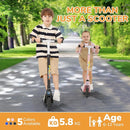 Caroma Electric Scooter for Kids Ages 6-12,150W/180WMotor,10 MPH Max Speed & 7 Miles,Colorful Lights,Adjustable Height & Speed,LED Display,Foldable Kids Electric Scooter 132 Lbs Max Load,Idea Gift by TinyTreasures Baby Boutique