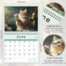 GuassLee Cat Vertical Wall Calendar 2025, 19-Months Aesthetic Hanging Wall Calendar Jun. 2025 to Dec. 2026, 14" x 23" Monthly Planner Cat Kitten with Thick Paper for Office Home Wall Decor Organizing by TinyTreasures Baby Boutique