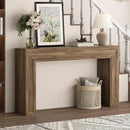 Rresyet 55 Inch Long Console Table, Sofa Table Behind Sofa, Wooden Entryway Table, Farmhouse Entryway Table for Entry, Hallway, Living Room (Wood) by CozyNest Decor