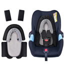 COOLBEBE Upgraded 3-in-1 Babybody Support & Strap Covers Set for Newborn Infant - Extra Soft Car Seat Insert Cushion Pad, Perfect for Carseats, Strollers, Swing, Black by TinyTreasures Baby Boutique