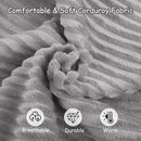 COMAX Kids Bean Bag Chair Turn into Beanbag Bed, Toddler Bean Chair Corduroy for Girl Boy Sleeping, Lazy Children Bean Bags with Filler, Convertible Child Floor Mattress, Light Grey by TinyTreasures Baby Boutique