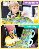 Benresive Reusable Sticker Book for Toddlers 2-4 Years, Fun Travel Stickers for Kids, Waterproof Sticker Books for Toddlers 1-3, Crafts Activities for Todddlers 1-3 2-4 3-5 - Transport by TinyTreasures Baby Boutique