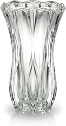 Mikasa Celebrations Blossom Crystal Vase, 12-Inch Tall, Elegant Cut Glass Design for Floral Arrangements and Decorative Centerpieces by GreenHaven Gardens