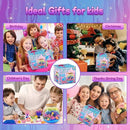 Mermaid Terrarium Craft Kit for Kids - LED Night Light Up & Remote Mermaid Birthday Gifts Toys for Girls Age 5 6 7 8 9 10 11 12 Year Old by CozyNest Decor