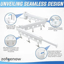 Clothes Drying Rack Wall Mounted, Retractable Space-Saving Foldable Laundry Drying Rack for Indoor & Outdoor Use - Laundry Rooms, Bathroom & Balconies,Includes 10 Clothespins(White) by CozyNest Decor