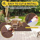 Marine Carpet,5 FT x 25 FT Brown Indoor Outdoor Carpet 0.2" Thick Boat Carpet with Water-Proof TPE Backing, Non-Slide Outdoor Marine Carpet Roll for Home, Patio, Porch, Deck by CozyNest Decor