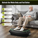 FLYBIRD 4D Vibration Plate 500 LBS Capacity, Oscillation, Linear, Pulsation Vibration Plate Exercise Machine, Triple Motors Vibration Plate for Bone Density Building & Lymphatic Drainage by CozyNest Decor