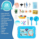 Ocean Sensory Bin, Ocean Sensory Water Toys with Sea Animal for Toddlers Boys and Girls, Kids Toys Gift Sand Box for Age 3 4 5 6 7 8 by TinyTreasures Baby Boutique