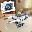 SMIESSKIDDO Hydraulic Robotic Arm - 106 Pcs Dual-Mode STEM Toy for Kids 8-12, Build & Launch Flying Disc | No Batteries, Safe Engineering Science Kit, Model Kits Gift for Boys & Girls 9 10 11 by TinyTreasures Baby Boutique
