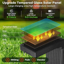Solar Pathway Lights Outdoor 6Pack, 400LM Motion Sensor Walkway Lights with Warm/Cool White, 12H Lasting, IP65 Waterproof Solar Powered Landscape Lighting for Garden, Yard by CozyNest Decor