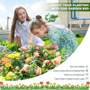 Land Guard 12×4×1ft Galvanized Raised Garden Bed Kit for Vegetables 2 Pack, Galvanized Super Large Metal Planter Raised Garden Boxes Outdoor (Gray) by CozyNest Decor
