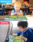 Benresive Reusable Sticker Book for Toddlers 2-4 Years, Fun Travel Stickers for Kids, Waterproof Sticker Books for Toddlers 1-3, Crafts Activities for Todddlers 1-3 2-4 3-5 - Dinosaurs by TinyTreasures Baby Boutique