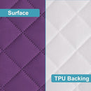 NTBAY 2 Pack Waterproof Crib Mattress Protector, Quilted 28"x52" Toddler Fitted Sheet - Machine Washable - Soft and Breathable Mattress Pad Cover for Crib, Nursery, Daycare, Cot, Purple by TinyTreasures Baby Boutique