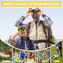 Binoculars for Kids, Kids Binoculars Toys for 3 4 5 6 7 8 Years Boys and Girls, Set with Magnifying Glass & Compass - Birthday Gifts Outdoor Toy for Kid Ages 3-8 Toddler Camping (Yellow) by TinyTreasures Baby Boutique