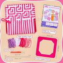 Pro 10 Inch Potholder Loom Kit for Kids & Beginners, Large Weaving Loom Crafts for Girls Age 6-12 Year Old & Adults, Gift Ideas for Birthday & Christmas, 112 Delicate Loops to Make 2 Pot Holders by TinyTreasures Baby Boutique