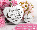 Best Grandma Gifts, for Grandma Nana from Granddaughter Grandchildren Grandkids, Unique Grandma Birthday Gifts for Nana Gigi Grandmother New Grandma Gifts Moon Crystal Suncatcher by GreenHaven Gardens